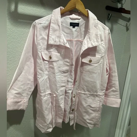 Talbots Light Pink Utility Jacket - Picture 2 of 7